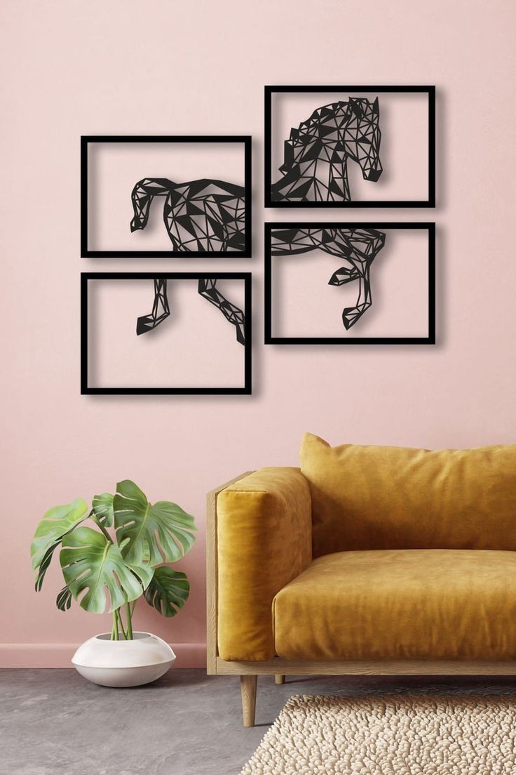 Where Geometry Meets Grace: Sculptural Equestrian Wall Art for the Boldly Refined Home