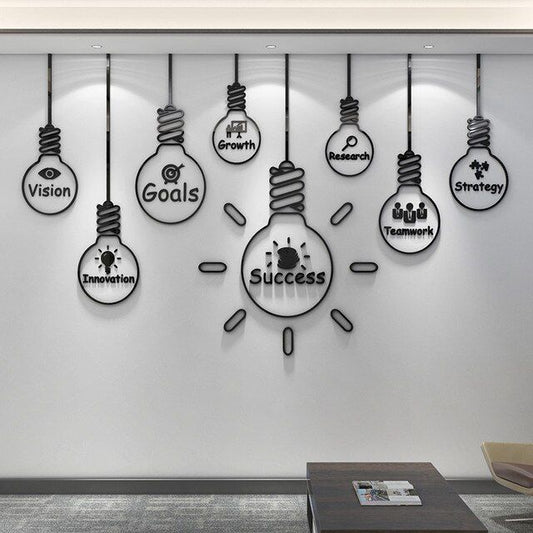 Ignite Your Team's Potential: Motivational 3D Wall Art for the Modern Workplace