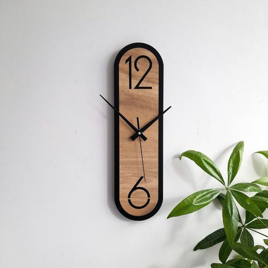 Refined Simplicity for Modern Interiors: Scandinavian-Inspired Wooden Wall Clock