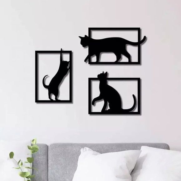 Make Every Wall Unforgettable: Bold, Playful, and Beautifully Crafted Cat Wall Art for the Modern Home