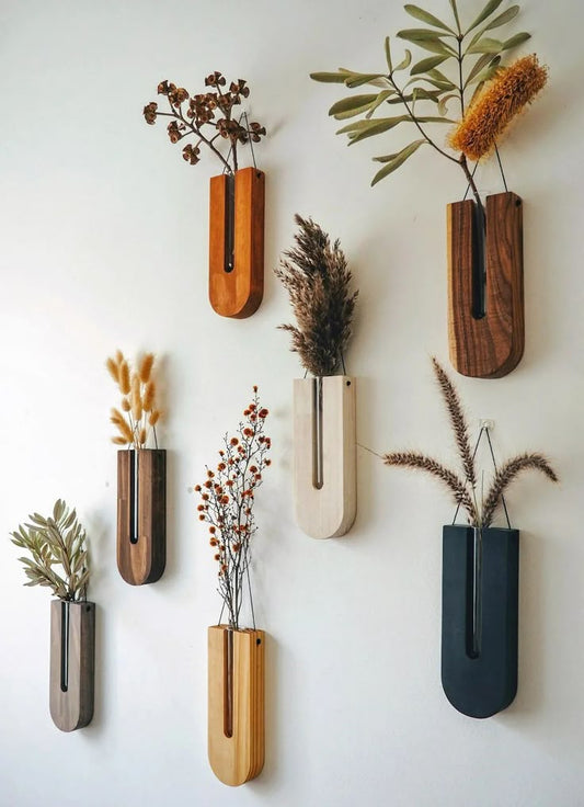 Bring Nature Home, One Stem at a Time: Handcrafted Wall Vases for the Naturally Beautiful Home